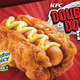 Illustration for article titled KFC Creates Double Down Hot Dog in Effort to Murder Goodness and Light
